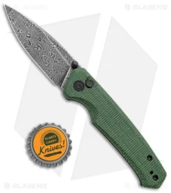 CIVIVI Altus Button Lock Knife Green Micarta (3" Dark Damascus) C20076-DS1 -Civivi CIVIVI Altus Button Lock Gree Micarta Dark Damascus C20076 DS1 BHQ 139459 jr bottlecap