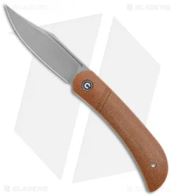 CIVIVI Appalachian Drifter Slip Joint Knife Brown Micarta (2.9"SW) C2015A