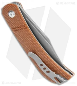 CIVIVI Appalachian Drifter Slip Joint Knife Brown Micarta (2.9"SW) C2015A -Civivi CIVIVI Appalachian Drifter SJ Brown Micarta Gray C2015A BHQ 116935 jr side