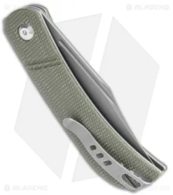 CIVIVI Appalachian Drifter Slip Joint Knife Dark Green Micarta (2.9"SW) C2015C -Civivi CIVIVI Appalachian Drifter SJ Dark Green Micarta Gray C2015C BHQ 116949 jr side