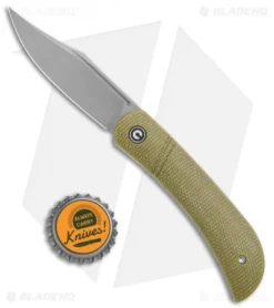 CIVIVI Appalachian Drifter Slip Joint Knife Olive Micarta (2.9"SW) C2015B 7 CIVIVI Appalachian Drifter Slip Joint Knife Olive Micarta (2.9"SW) C2015B -Civivi CIVIVI Appalachian Drifter SJ Olive Gray C2015B BHQ 116941 jr bottlecap