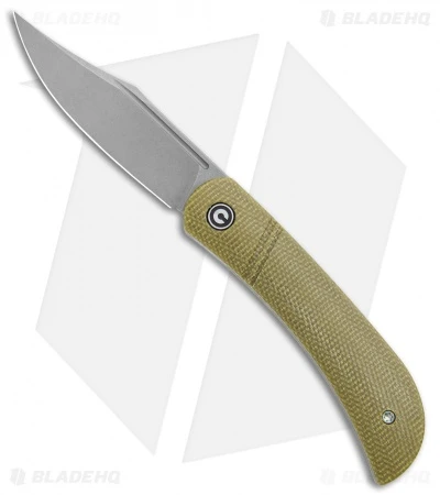 CIVIVI Appalachian Drifter Slip Joint Knife Olive Micarta (2.9"SW) C2015B 1 CIVIVI Appalachian Drifter Slip Joint Knife Olive Micarta (2.9"SW) C2015B