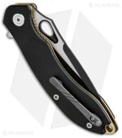 CIVIVI Aquila Flipper Liner Lock Knife Black G-10 (3.4" Black) C805E -Civivi CIVIVI Aquila Flipper LL Black G 10 Black BHQ 89932 jr side