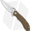CIVIVI Aquila Flipper Liner Lock Knife Tan G-10 (3.4" Satin) C805D