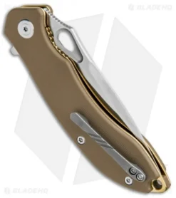 CIVIVI Aquila Flipper Liner Lock Knife Tan G-10 (3.4" Satin) C805D -Civivi CIVIVI Aquila Flipper LL Tan G 10 Satin BHQ 89931 jr side