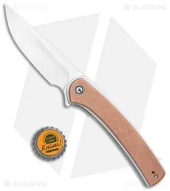 CIVIVI Asticus Liner Lock Knife Stonewashed Copper (3.8" Satin) C2002F -Civivi CIVIVI Asticus LL Copper Satin BHQ 118856 jr bottlecap