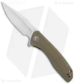 CIVIVI Baklash Flipper Liner Lock Knife Tan G-10 (3.5" Satin) C801B