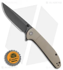 CIVIVI Badlands Vagabond Folding Knife Tan FRN (3.25" Black) C2019A -Civivi CIVIVI Badlands Vagabond Folding Knife Tan FRN 3.25 Black C2019A BHQ 117966 LS Bottlecap