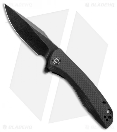 CIVIVI Baklash Flipper Liner Lock Knife G-10/CF (3.5" Black Stonewash) C801I 1 CIVIVI Baklash Flipper Liner Lock Knife G-10/CF (3.5" Black Stonewash) C801I
