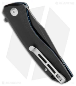 CIVIVI Baklash Flipper Liner Lock Knife Black G-10 (3.5" Black Stonewash) C801H -Civivi CIVIVI Baklash Flipper LL Black G 10 Black SW C801H BHQ 103160 jr side