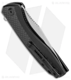 CIVIVI Baklash Flipper Liner Lock Knife G-10/Carbon Fiber (3.5" Satin) C801D -Civivi CIVIVI Baklash Flipper LL G 10 CF Satin C801D BHQ 99608 jr side