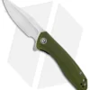 CIVIVI Baklash Flipper Liner Lock Knife OD Green G-10 (3.5" Satin) C801A