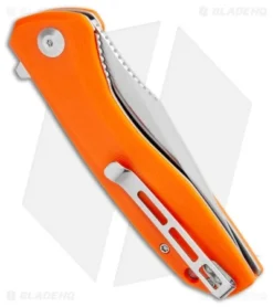 CIVIVI Baklash Flipper Liner Lock Knife Orange G-10 (3.5" Satin) C801G -Civivi CIVIVI Baklash Flipper LL Orange G 10 Satin C801G BHQ 103151 jr side