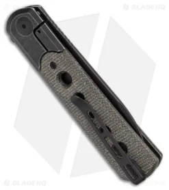 CIVIVI Banneret Frame Lock Knife Green Canvas Micarta/Steel (3.7" BW) C20040-1 -Civivi CIVIVI Banneret FL Green Canvas Micarta Steel BW BHQ 174432 jr side