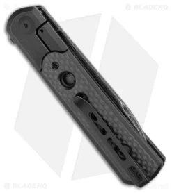 CIVIVI Banneret Frame Lock Knife Twill CF/Steel (3.7" Dam) C20040-DS1 -Civivi CIVIVI Banneret FL TWill CF Steel Damascus BHQ 174440 jr side