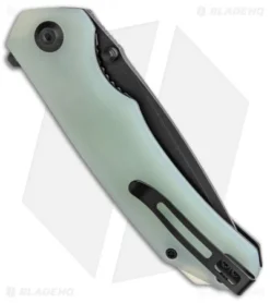 CIVIVI Brazen Tanto Liner Lock Knife Natural Jade G-10 (3.5" Black D2) C2023E -Civivi CIVIVI Brazen Tanto LL Natural Jade G 10 Black C2023D BHQ 137751 jr side