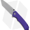 CIVIVI Brazen Tanto Liner Lock Knife Purple G-10 (3.5" SW D2) C2023A