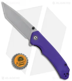 CIVIVI Brazen Tanto Liner Lock Knife Purple G-10 (3.5" SW D2) C2023A -Civivi CIVIVI Brazen Tanto LL Purple G 10 SW BHQ 120363 jr bottlecap