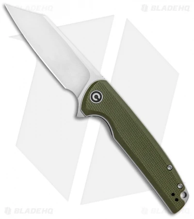 CIVIVI Brigand Liner Lock Knife OD Green G-10 (3.5" Satin D2) C909A -Civivi CIVIVI Brigand LL OD Green G 10 Satin C909A BHQ 101597 jr