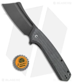 CIVIVI Bullmastiff Liner Lock Knife Dark Green Micarta (3.8" Black SW) C2006F -Civivi CIVIVI Bullmastiff LL Dark Green Micarta Black SW BHQ 141476 jr bottlecap