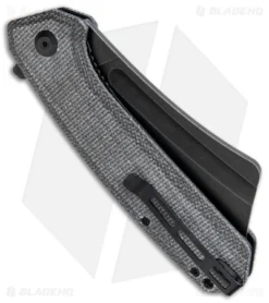 CIVIVI Bullmastiff Liner Lock Knife Dark Green Micarta (3.8" Black SW) C2006F -Civivi CIVIVI Bullmastiff LL Dark Green Micarta Black SW BHQ 141476 jr side 2