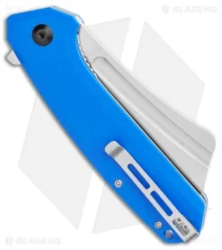 CIVIVI Bullmastiff Liner Lock Knife Blue G-10 (3.8" Stonewash) C2006B -Civivi CIVIVI Bullmastiff Liner Lock Knife Blue G 10 3.8 Stonewash C2006B BHQ 113196 LS Side