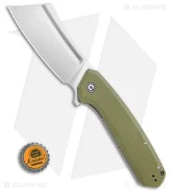 CIVIVI Bullmastiff Liner Lock Knife OD Green G-10 (3.8" Stonewash) C2006A -Civivi CIVIVI Bullmastiff Liner Lock Knife OD Green G 10 3.8in Stonewash C2006A BHQ 113195 LS Bottlecap
