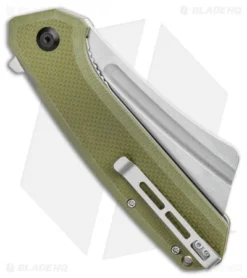 CIVIVI Bullmastiff Liner Lock Knife OD Green G-10 (3.8" Stonewash) C2006A -Civivi CIVIVI Bullmastiff Liner Lock Knife OD Green G 10 3.8in Stonewash C2006A BHQ 113195 LS Side