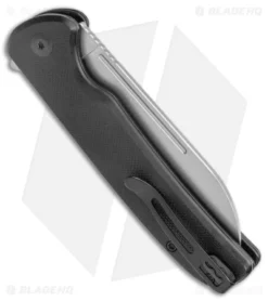 CIVIVI Chevalier Button Lock Flipper Knife Black G-10 (3.5" Satin) C20022-1 -Civivi CIVIVI Chevalier Button Lock Flipper Black G 10 Satin BHQ 142905 jr side