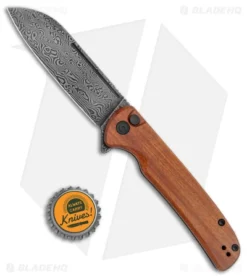 CIVIVI Chevalier Button Lock Flipper Knife Cuibourtia Wood (3.5" Dam) C20022-DS1 -Civivi CIVIVI Chevalier Button Lock Flipper Cuibourtia Wood Damascus BHQ 142910 jr bottlecap