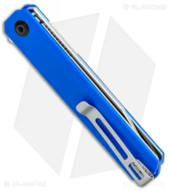 CIVIVI Chronic Liner Lock Knife Blue G-10 (3.22" Satin) -Civivi CIVIVI Chronic LL Blue G 10 Satin C917B BHQ 105674 jr side