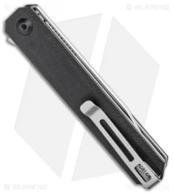 CIVIVI Chronic Liner Lock Knife Black G-10 (3.22" Satin) -Civivi CIVIVI Chronic Liner Lock Knife Black G 10 Satin BHQ 105675 kp jr side