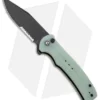 CIVIVI Cogent Button Lock Knife Natural Jade G-10 (3.5" Black Serr) C20038E-3