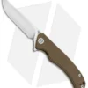 CIVIVI Courser Flipper Liner Lock Knife Tan G-10 (3.4" Satin) C804B