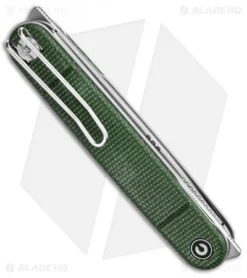 CIVIVI Crit Liner Lock Knife Multi-Tool Green Micarta (3.2" SW) -Civivi CIVIVI Crit LL Multi Tool Green Micarta SW BHQ 136909 td side