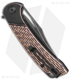 CIVIVI Dogma Liner Lock Copper (3.5" Damascus) C2005DS-2 -Civivi CIVIVI Dogma Liner Lock Copper 3.5 Black Damascus C2005DS 2 BHQ 115988 LS Side