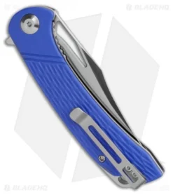 CIVIVI Dogma Liner Lock Knife Blue G-10 (3.5" Satin) 6 CIVIVI Dogma Liner Lock Knife Blue G-10 (3.5" Satin) -Civivi CIVIVI Dogma Liner Lock Knife Blue G 10 3.5in Satin C2005C BHQ 112160 LS Side
