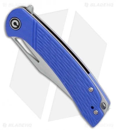CIVIVI Dogma Liner Lock Knife Blue G-10 (3.5" Satin) 2 CIVIVI Dogma Liner Lock Knife Blue G-10 (3.5" Satin) - Image 2