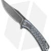 CIVIVI Dogma Liner Lock White G-10 / CF (3.5" Black Damascus) C2014DS-1