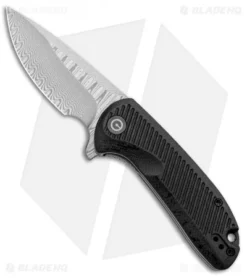 CIVIVI Durus Liner Lock Knife Black G-10 (3" Damascus) C906DS