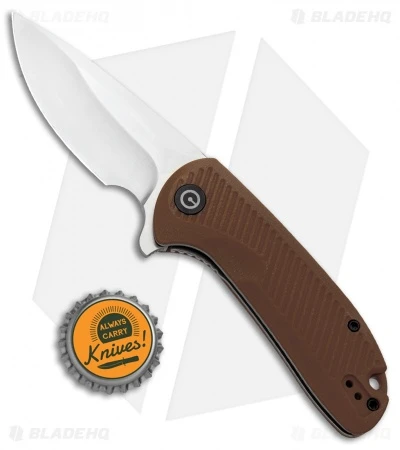CIVIVI Durus Liner Lock Knife Brown G-10 (3" Satin) C906B 4 CIVIVI Durus Liner Lock Knife Brown G-10 (3" Satin) C906B - Image 4
