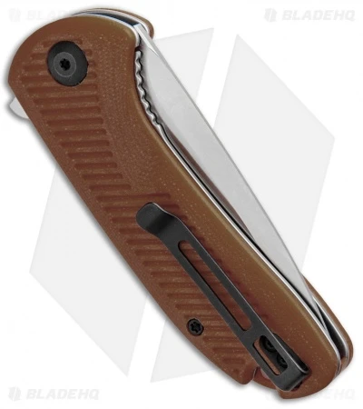 CIVIVI Durus Liner Lock Knife Brown G-10 (3" Satin) C906B 3 CIVIVI Durus Liner Lock Knife Brown G-10 (3" Satin) C906B - Image 3