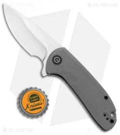 CIVIVI Durus Liner Lock Knife Gray G-10 (3" Satin) C906A -Civivi CIVIVI Durus LL Gray G 10 Satin C906A BHQ 98860 jr bottlecap