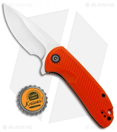 CIVIVI Durus Liner Lock Knife Orange G-10 (3" Satin) C906C 4 CIVIVI Durus Liner Lock Knife Orange G-10 (3" Satin) C906C - Image 4