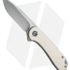 CIVIVI Elementum Knife Frag Patterned Ivory G-10 (3.4" Satin)