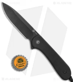 CIVIVI Elementum Fixed Blade Knife Flat Black G-10 (4" Black SW) -Civivi CIVIVI Elementum Fixed Blade Black G 10 Black C2105A BHQ 120920 jr bottlecap