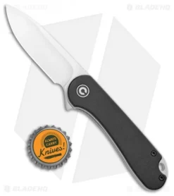 CIVIVI Elementum Liner Lock Knife Black G-10 (2.9" Satin D2) C907A -Civivi CIVIVI Elementum LL Black G 10 Satin C907A BHQ 99828 jr bottlecap