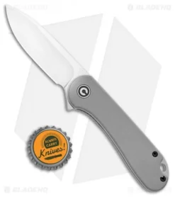 CIVIVI Elementum Liner Lock Knife Gray G-10 (2.9" Satin D2) C907B -Civivi CIVIVI Elementum LL Gray G 10 Satin C907B BHQ 99831 jr bottlecap