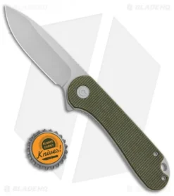 CIVIVI Elementum Liner Lock Knife Green Micarta (2.9" Stonewash S35VN) -Civivi CIVIVI Elementum LL Green Micarta SW C907P BHQ 114388 jr bottlecap