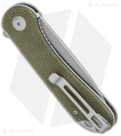 CIVIVI Elementum Liner Lock Knife Green Micarta (2.9" Stonewash S35VN) -Civivi CIVIVI Elementum LL Green Micarta SW C907P BHQ 114388 jr side